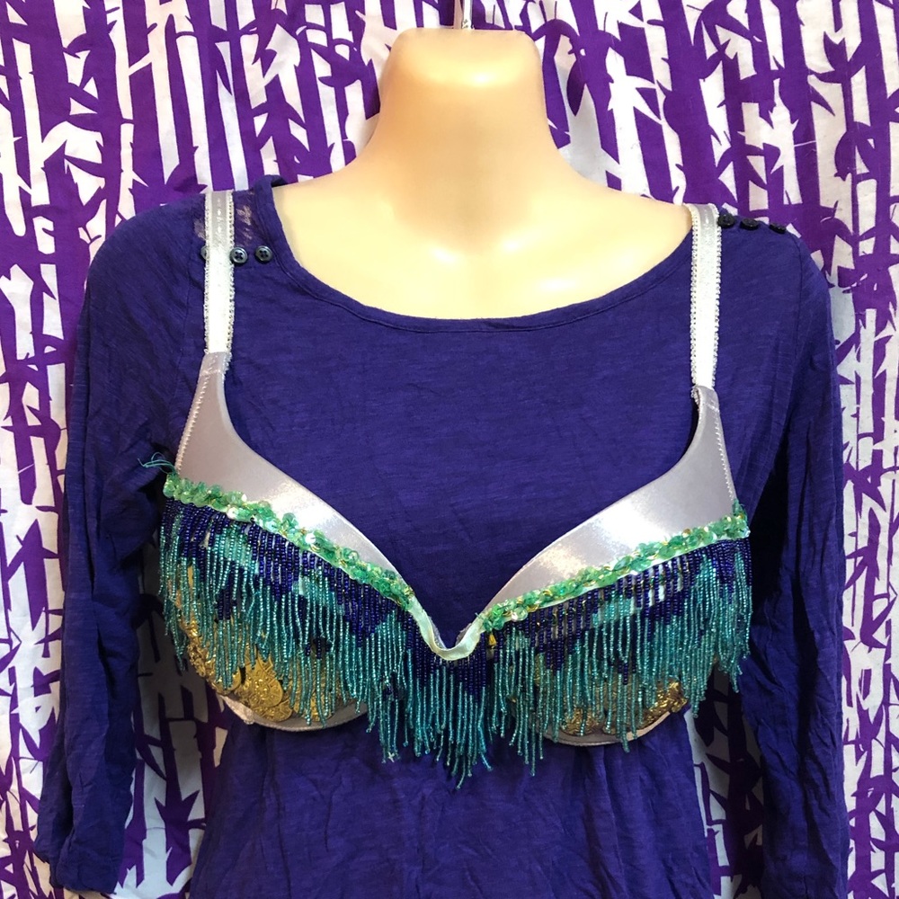 Frederick’s of Hollywood fun, jingly bra size 36B